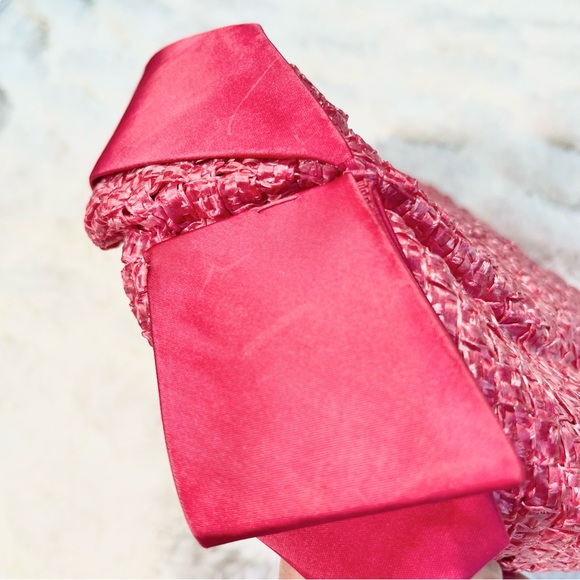 Vintage Mark III Raspberry Pink Woven Hat - Picture 7 of 11